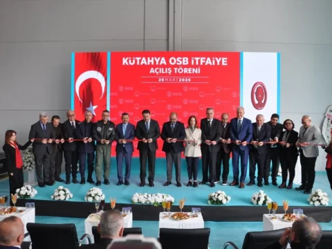 Kütahya OSB’de Yeni İtfaiye Hizmet Binası Açıldı
