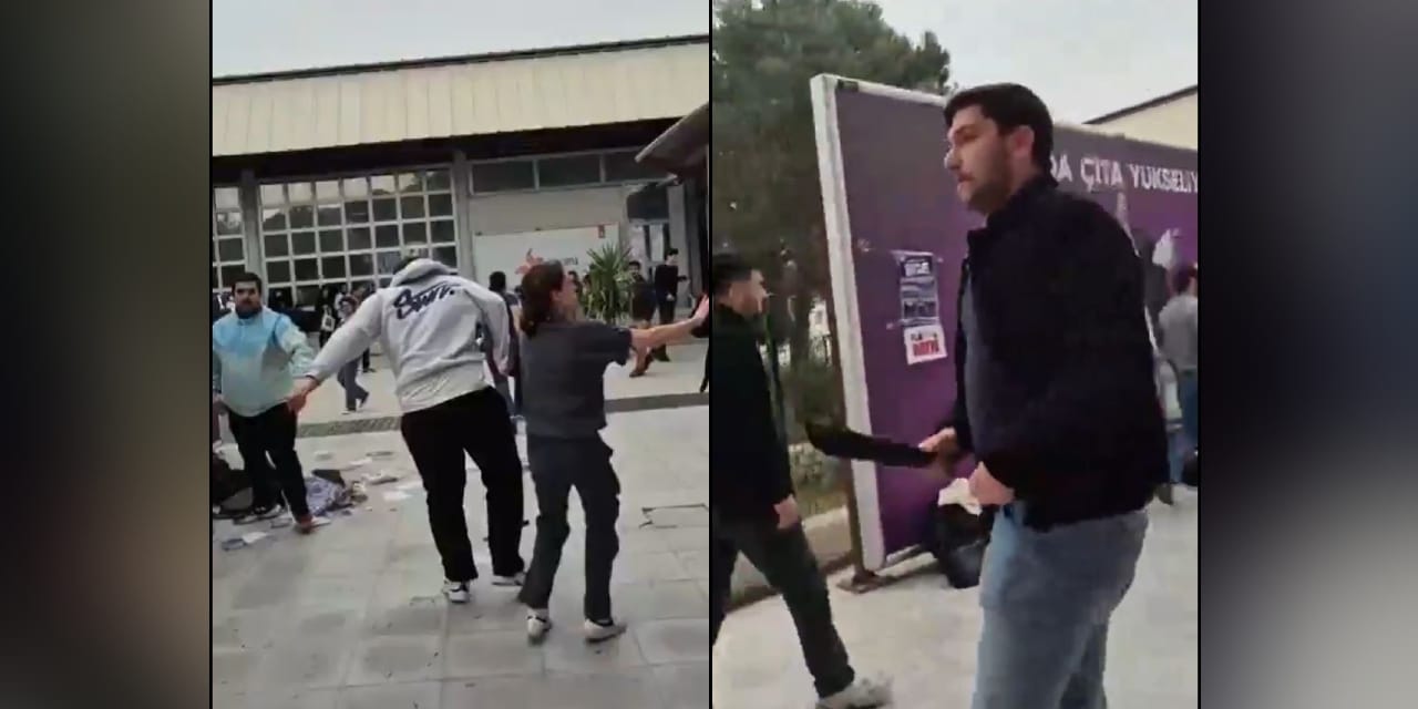 Ege Üniversitesi’nde Bildiri Dağıtan Öğrencilere Palalı Saldırı!